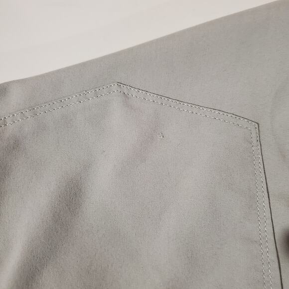 Tasc Performance Tailored Pants Mens Size 38 Gray Straight Leg Bamboo Blend - Picture 6 of 11